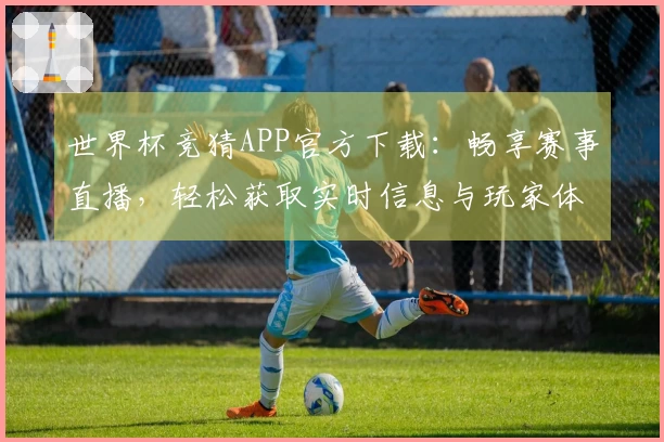 世界杯竞猜APP官方下载：畅享赛事直播，轻松获取实时信息与玩家体验评测